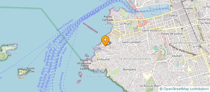 localisation de l'entreprise ATOLL SANTE à MARSEILLE