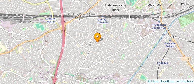 localisation de l'entreprise ATOLOGA BATIMENT à AULNAY-SOUS-BOIS