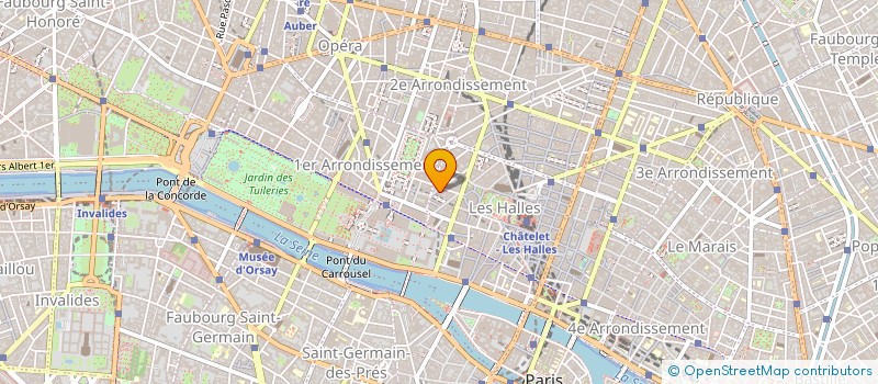 localisation de l'entreprise ATOLS à PARIS