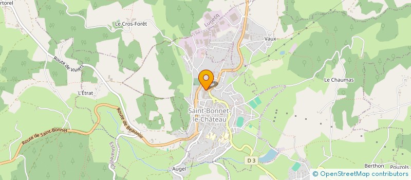 localisation de l'entreprise ATOLYAP à SAINT-BONNET-LE-CHATEAU