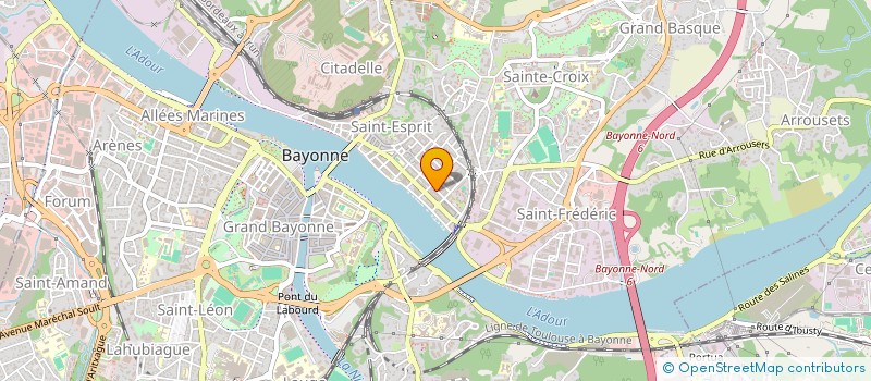 localisation de l'entreprise ATOM à BAYONNE