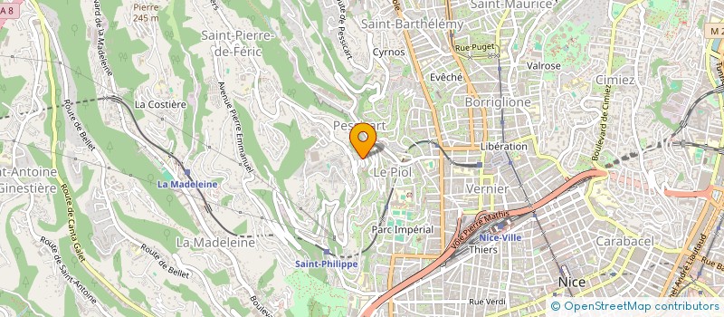 localisation de l'entreprise ATOM à NICE