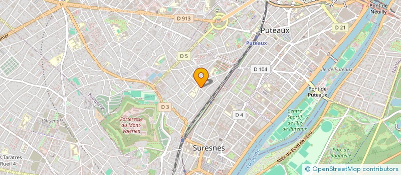 localisation de l'entreprise ATOM 79 à SURESNES