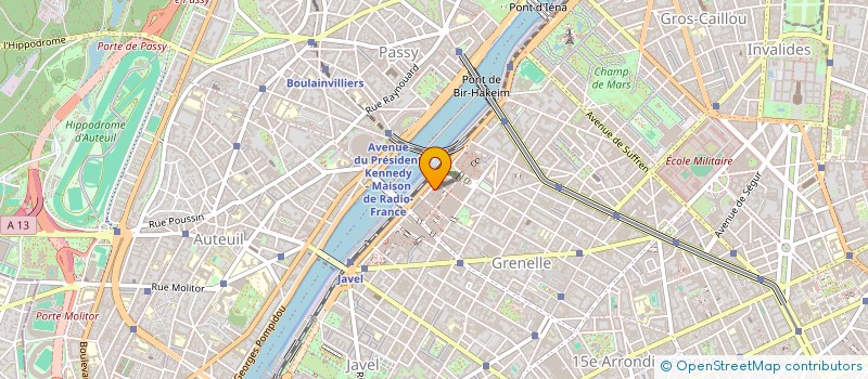 localisation de l'entreprise ATOM  PARIS