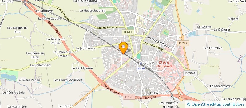 localisation de l'entreprise ATOM à JANZE