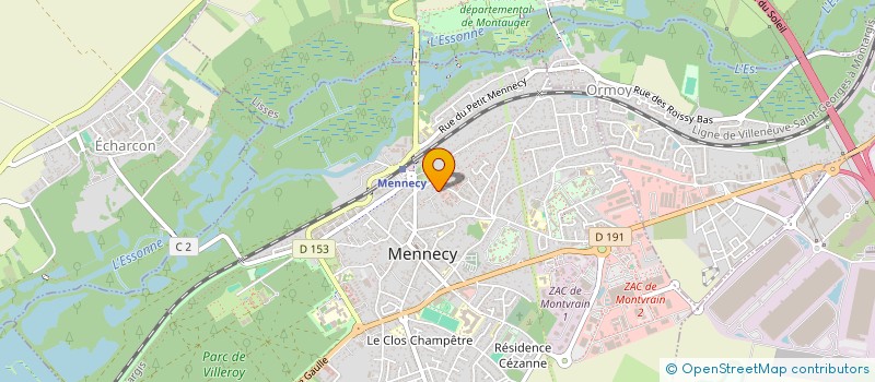 localisation de l'entreprise ATOM à MENNECY