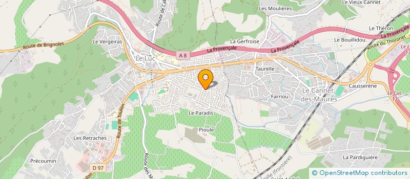 localisation de l'entreprise ATOM à LE LUC