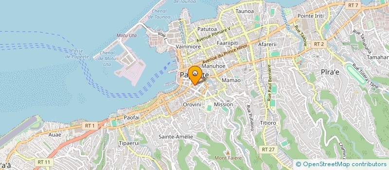 localisation de l'entreprise ATOM à PAPEETE