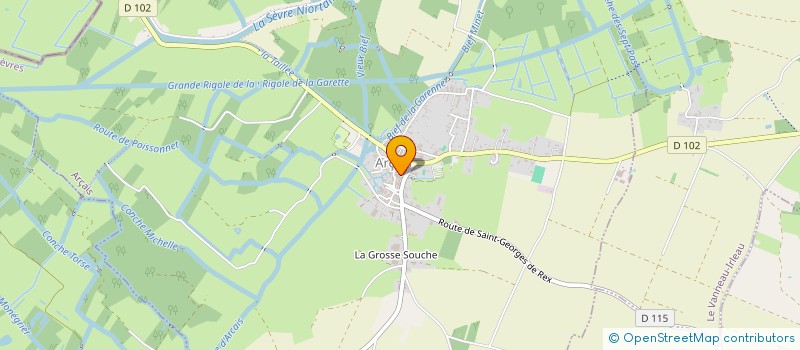 localisation de l'entreprise ATOM  ARCAIS