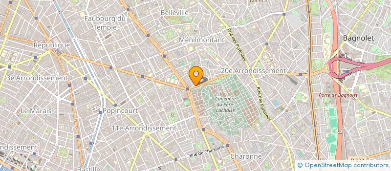 localisation de l'entreprise ATOM BC  PARIS