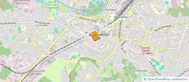 localisation de l'entreprise ATOM-C à ANGOULEME