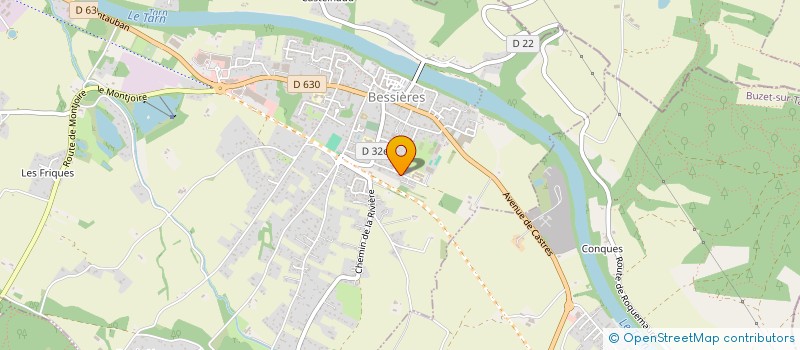 localisation de l'entreprise ATOM'ELEC  BESSIERES