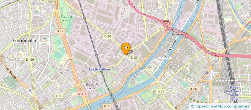 localisation de l'entreprise ATOM GROUP à GENNEVILLIERS