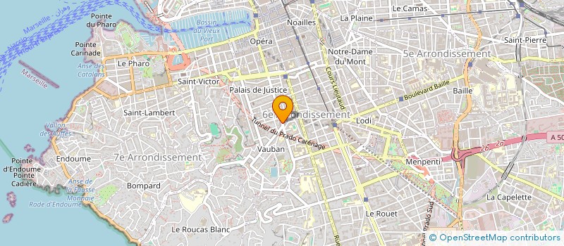 localisation de l'entreprise ATOM'INK à MARSEILLE