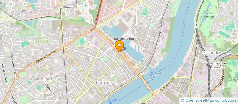 localisation de l'entreprise ATOM SARL à BORDEAUX