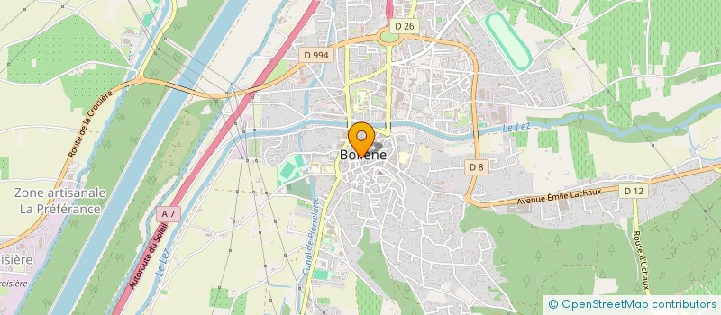 localisation de l'entreprise ATOM'SPORT PIERRELATTE TIR à BOLLENE