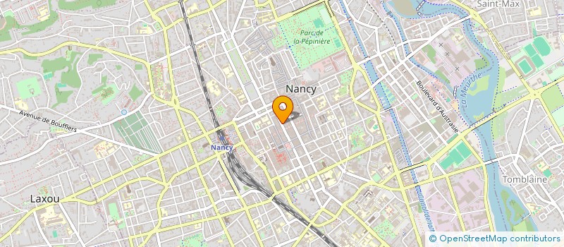 localisation de l'entreprise ATOME 61  NANCY