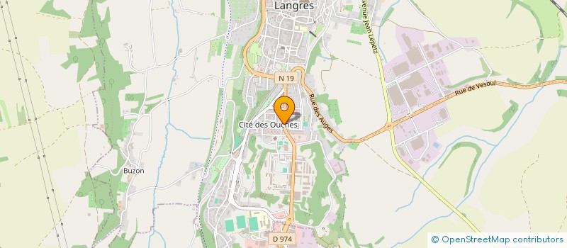 localisation de l'entreprise ATOME 8 à LANGRES