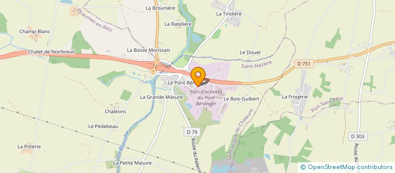 localisation de l'entreprise ATOME à SAINT-HILAIRE-DE-CHALEONS