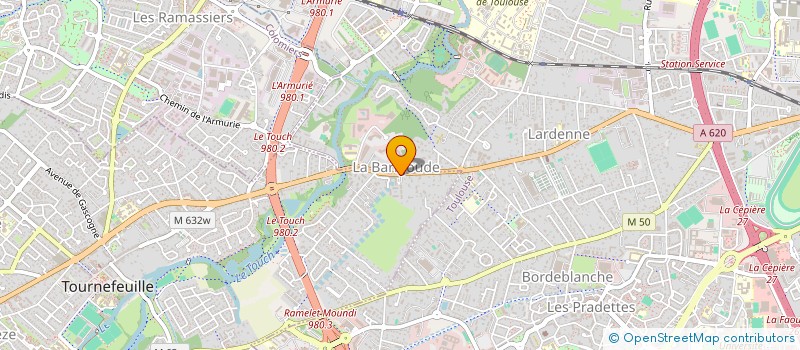 localisation de l'entreprise ATOME à TOURNEFEUILLE