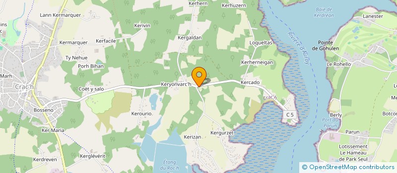 localisation de l'entreprise ATOME  CRACH