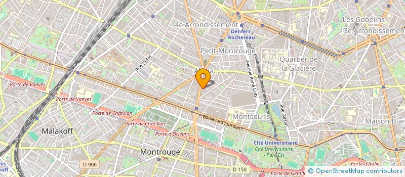 localisation de l'entreprise ATOME AMBULANCES à PARIS
