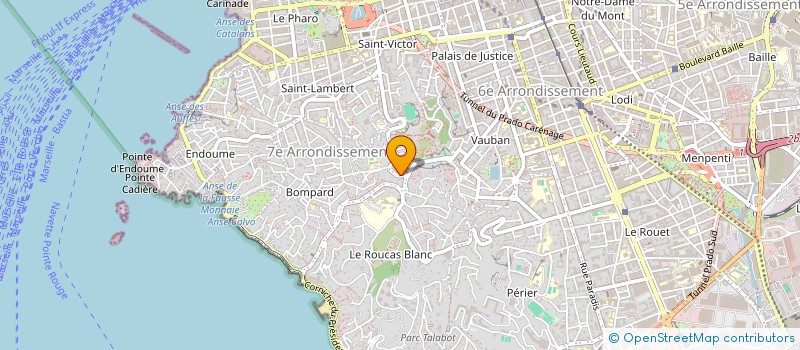 localisation de l'entreprise ATOME C  MARSEILLE