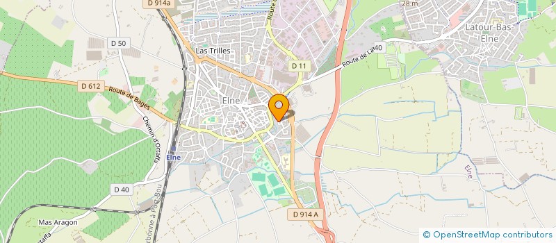 localisation de l'entreprise ATOME-ELEC  ELNE