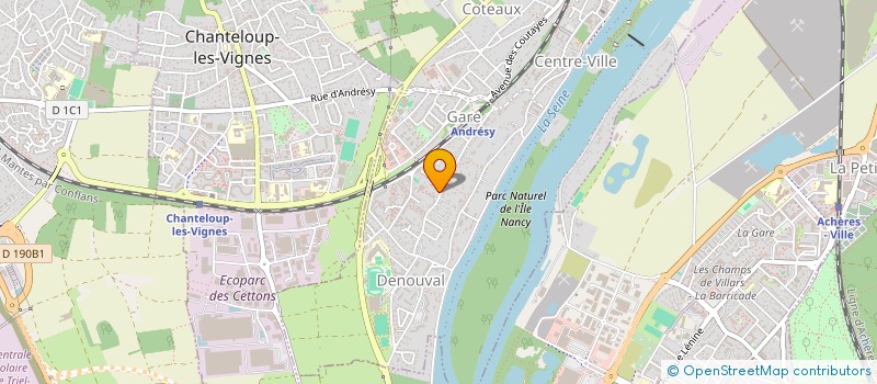 localisation de l'entreprise ATOME IMMO  ANDRESY