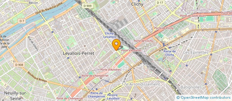 localisation de l'entreprise ATOME LEVALLOIS à LEVALLOIS-PERRET