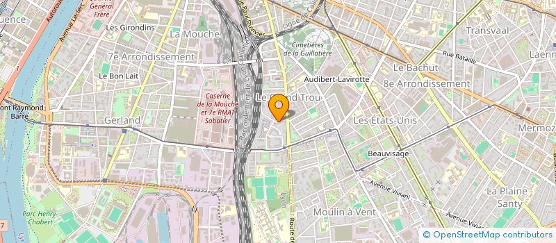 localisation de l'entreprise ATOME PATRIMOINE à LYON