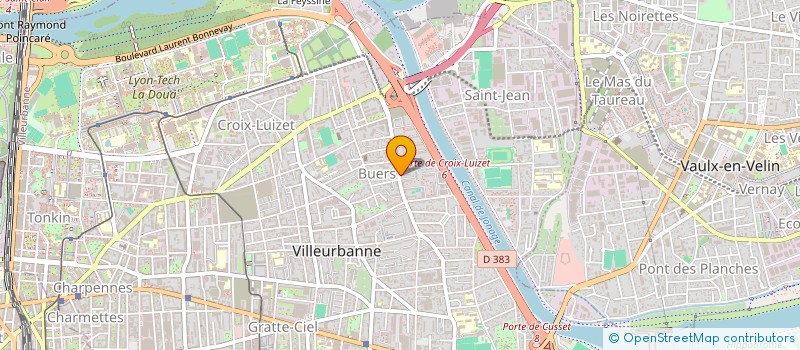 localisation de l'entreprise ATOME QVT  VILLEURBANNE