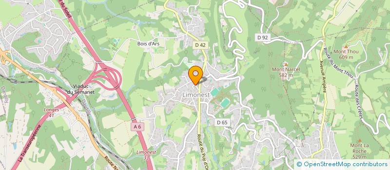 localisation de l'entreprise ATOME RHONE  LIMONEST