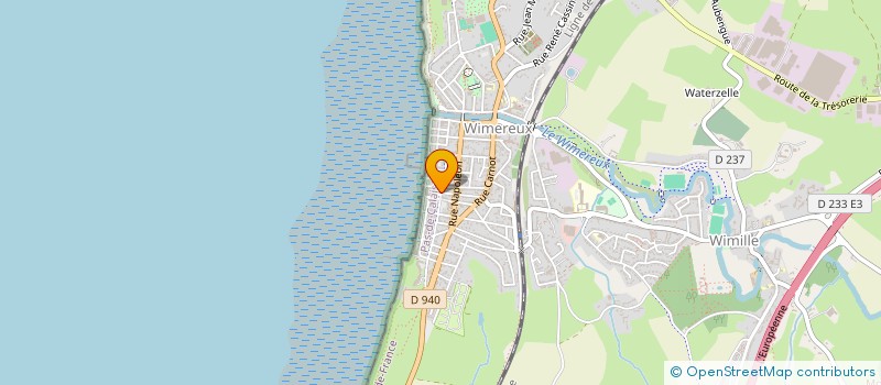 localisation de l'entreprise ATOMES CROCHUS PRODUCTIONS  WIMEREUX