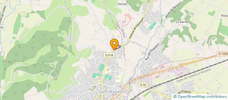 localisation de l'entreprise ATOMES SCENIQUES à SAINT-MARCELLIN