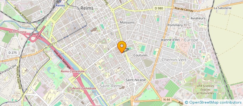 localisation de l'entreprise ATOMIC EDITION à REIMS