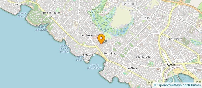 localisation de l'entreprise ATOMIC PIN-UP  ROYAN