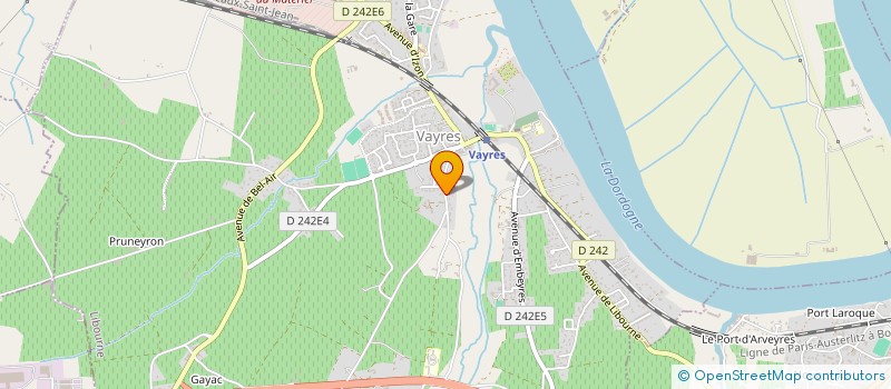 localisation de l'entreprise ATOMIC PRODUCTION  VAYRES