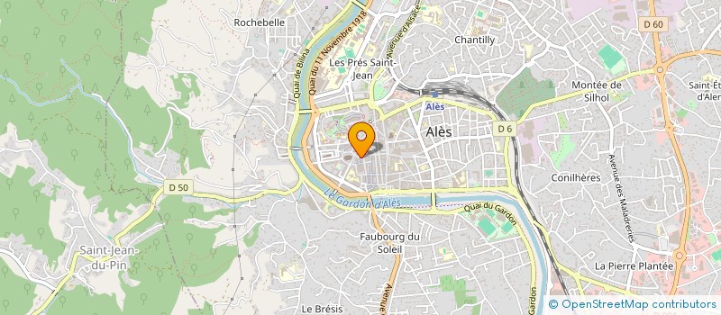 localisation de l'entreprise ATOMIC SANTE à ALES