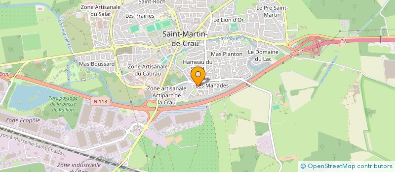 localisation de l'entreprise ATOMIK NETTOYAGE à SAINT-MARTIN-DE-CRAU