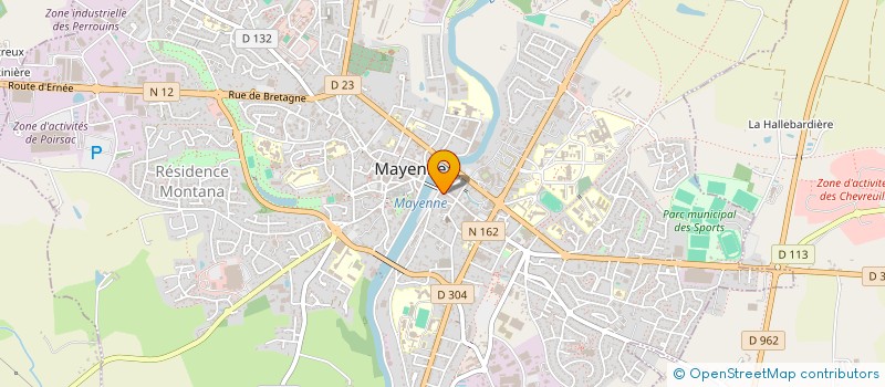 localisation de l'entreprise ATOMIK WEB  MAYENNE