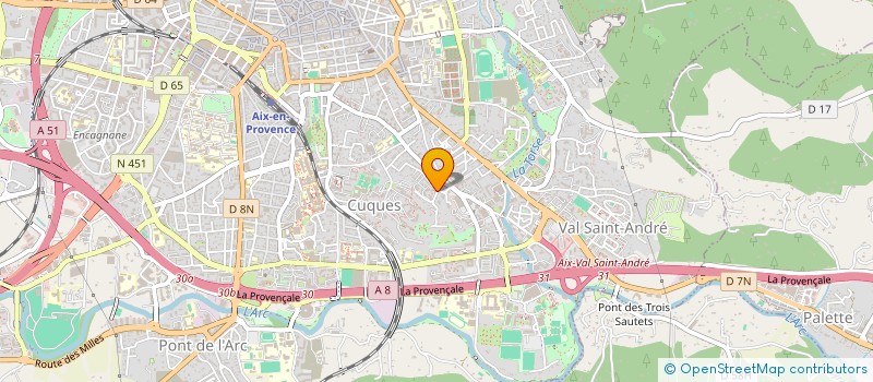 localisation de l'entreprise ATOMIQUE à AIX-EN-PROVENCE