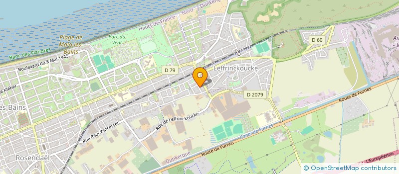 localisation de l'entreprise ATOMK à DUNKERQUE