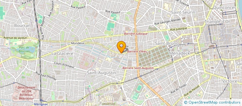 localisation de l'entreprise ATOMMS  BORDEAUX