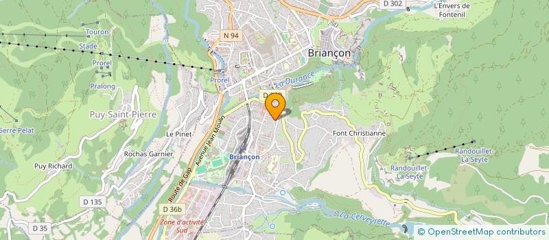 localisation de l'entreprise ATOMS à BRIANCON