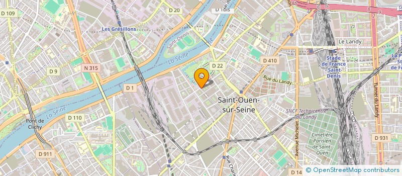 localisation de l'entreprise ATOMS-FHC à SAINT-OUEN-SUR-SEINE