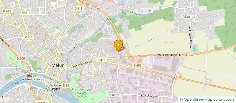 localisation de l'entreprise ATON à LA ROCHETTE