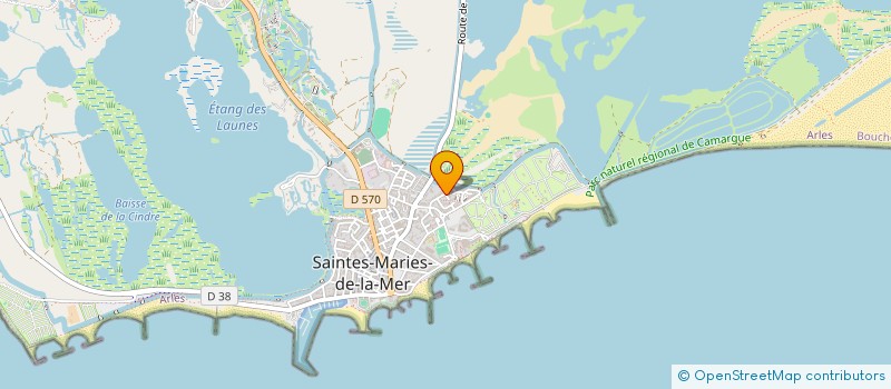 localisation de l'entreprise ATON à SAINTES-MARIES-DE-LA-MER