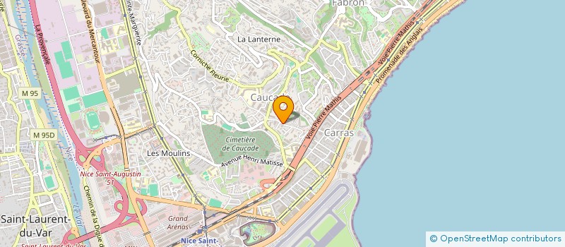 localisation de l'entreprise ATON  NICE