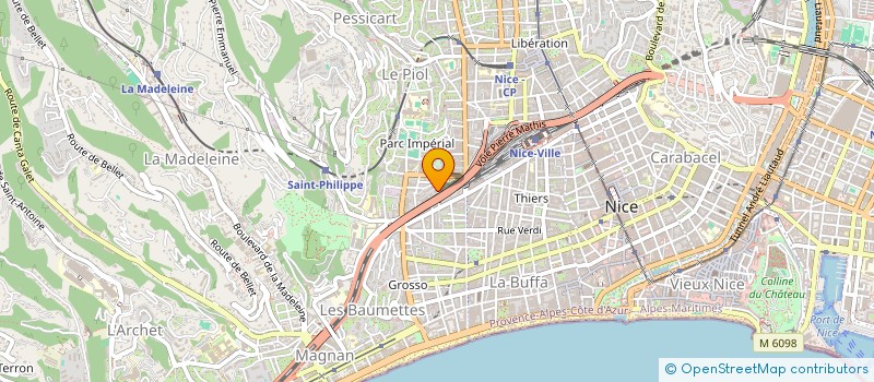 localisation de l'entreprise ATON  NICE
